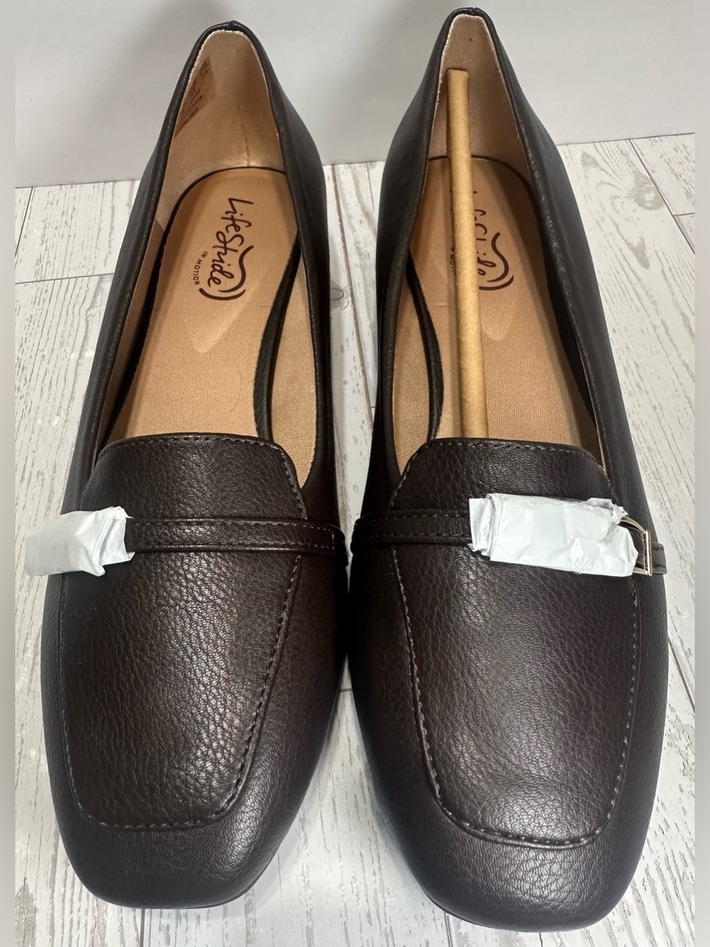 NWT - LifeStride ‘Catalina’ Classic Dark Brown Slip-On Loafers, Sz 8.5M